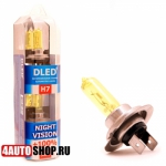  DLED Автомобильная лампа HB4 9006 Dled "Night Vision" 3000K (2шт.)